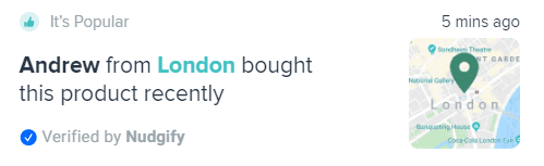 Nudgify Social Proof