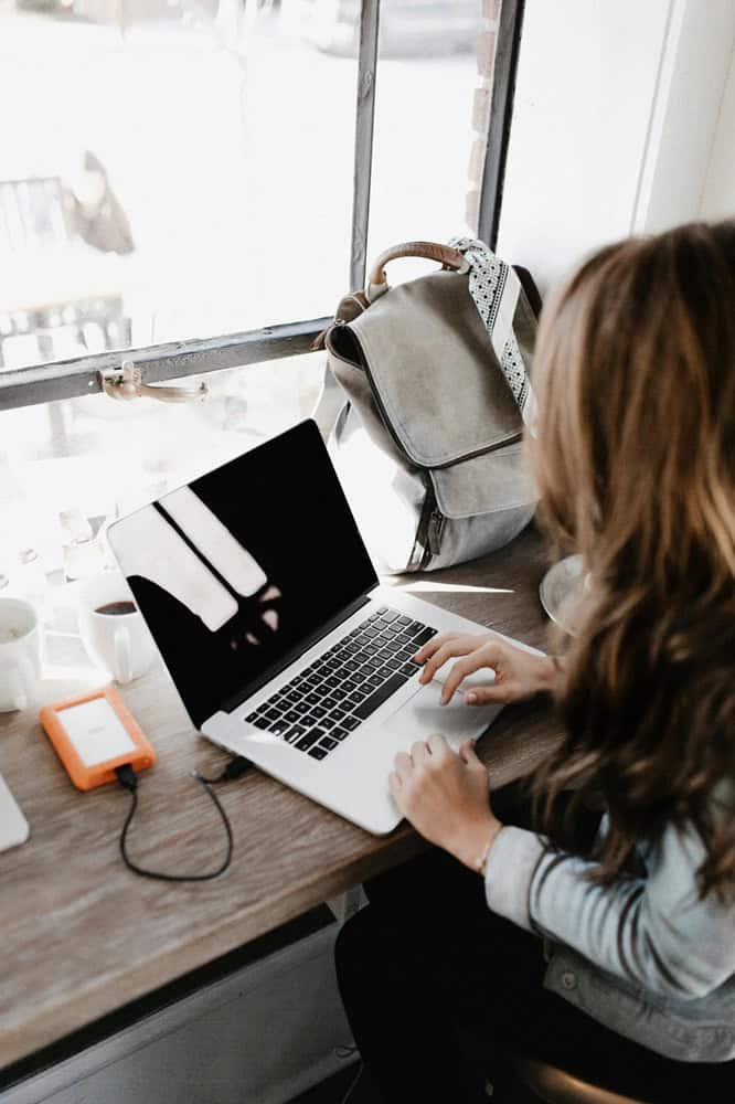 Lady on a Laptop